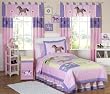 Pretty Pony Horse Children's Bedding 3pc Full / Queen Set