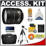 Accessory Kit for Nikon D200 D300 Digital SLR Camera with Nikon AF-S 18-70mm DX f/3.5-4.5 G ED-IF Lens + Deluxe SLR System Camera Case (Lens Refurbished by Nikon U.S.A.)