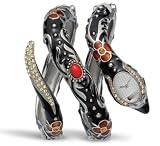 Roberto Cavalli Damen-Armbanduhr Eva Snake R7253132515