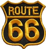 Logo Aufn�her / Iron on Patch " ROUTE 66 "
