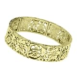 Little Grecian Brass Lily Bracelet