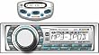 Dual MXDMA8030 In-Dash Marine AM/FM/CD/MP3/iPod/Aux Receiver with MWR30-Wired Remote Control Dual MXDMA8030 In-Dash Marine AM/FM/CD/MP3/iPod/Aux Receiver with MWR30-Wired Remote Control