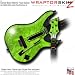 Stardust Green WraptorSkinz Skin fits Guitar Hero World Tour Guitar for XBOX 360 and PS3 (GUITAR NOT INCLUDED)