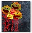 Rose On Blue III by Miguel Paredes 8"x20" Art Print Poster