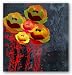 Rose On Blue III by Miguel Paredes 8"x20" Art Print Poster
