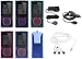 PCMICROSTORE Brand 4n1 Combo (2nd Generation) Microsoft Zune 4GB 8GB Crystal Carrying Case - Belt Clip - AV Audio Video Cable - Home Travel Charger - 12 Rapid Car Charger - 5 Color Choices