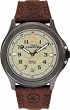 Timex Men's Expedition T47012 Brown Leather Quartz Watch with Beige Dial