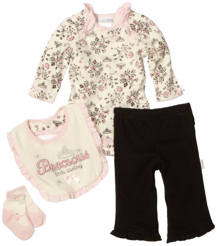 Vitamins Baby-Girls Newborn Precious 4-Piece Pant Set, Black, 9 Months Vitamins Baby-Girls Newborn Precious 4-Piece Pant Set, Black, 9 Months