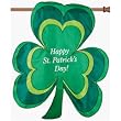 Happy St. Patrick's Day House Flag