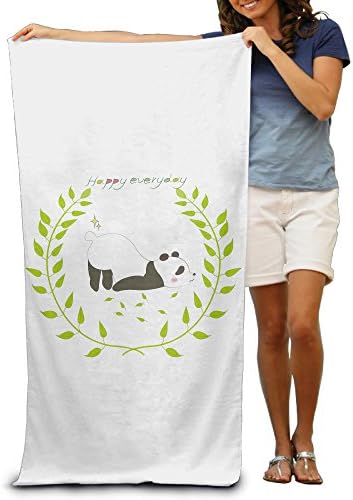 Herry Noo A Nice Day Happy Everyday Polyester Velvet Absorbency Large Beach Towel,Bathing Towel 80*130