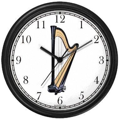 Harp Musical Instrument - (Black Frame)