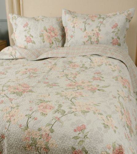 Laura Ashley Quilt Set, Layne Collection, Full/Queen