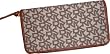 Women's DKNY Zip Around Wallet T&C Classics Chino/Saddle