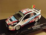 IXO 1/43 Scale Prefinished Fully-Detailed Diecast Model, Mitsubishi Lancer Evo IX, 2009 Rally Portugal, RalliArt - tmn - Galp Formula, #147, Araujo & Migueli RAM361