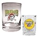 Pittsburgh Pirates MLB Rocks Glass & Square Shot Glass Set - Primary Logo by Great American Products
