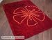 Kitchen & Housewares : Atria Red Large Modern Rug 120cmx170cm