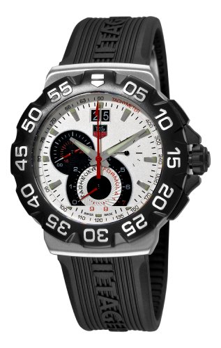 TAG Heuer Men s CAH1011.FT6026 Formula 1 Grande Date Chronograph White Dial Watch