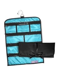 Home: Tidybagz Jewelry Roll Bag Travel & Home Organizer Safe Zippered 7 Compartments Large - TidyBagz
