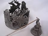Christmas Candle Metal Holder & Wick Extinguisher