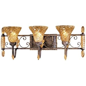 Metropolitan Monte Titano N6533-159 Large Reversible 3-LT 300w (11H x 30W) Vanity Lighting...
