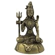 Figurines Lord Shiva Hindu Religious Brass Statue
