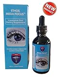 Ethos MegaFocusTM 25 Super Nutrients for Optimal Eye Health via Liposomal Delivery Sublingual Dropper Pipette - 60ml Bottle