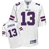 Reebok Buffalo Bills Steve Johnson Replica White Jersey Small