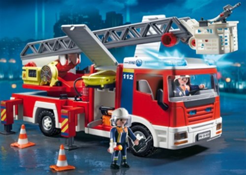 Playmobil - 4820 - Figurine - Camion de Pompiers - Grande Échelle