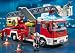 Playmobil - 4820 - Figurine - Camion de Pompiers - Grande Échelle