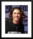 Ace Young Framed And Matted 8x10 Color Photo (American Idol)
