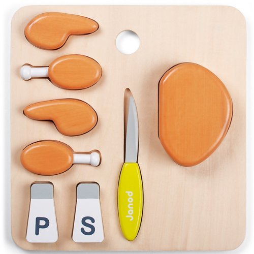 Imagen 4 de Janod 4506528 - Bandeja de pollo (8 accesorios) [importado de Alemania]