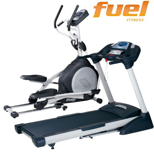 Fuel Fitness Fuel FT96 Treadmill Motorised Folding & FE46 Elliptical Cross Trainer Package