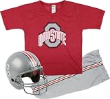 Ohio State Buckeyes NCAA Youth Helmet and Uniform Set by Franklin - Medium