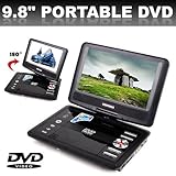 HSN NEW 9.8" TFT Portable DVD EVD CD Player MP3 MP4 GAME SD USB Slots