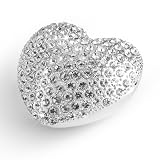 Personalized Crystal Heart Jewelry Box Gift