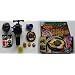 TOP SET RAPIDITY BEYBLADE - VULCAN HORUSEUS - 145D - BBP01 - DEFENSE - Links-Rechts Launcher-Starter + Metallspitze + Zubeh�r - HONGY + NEU & OVP