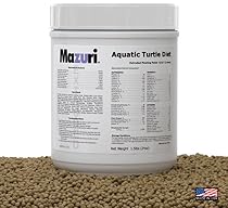 Mazuri Aquatic Turtle Diet, Extruded 3.9mm Floating Pellet Is Designed For All Life Stages Of Freshwater Turtles. 1.5lbs (24oz)
