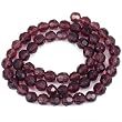 Amethyst Faceted Round Glass Purple Beads 6mm 1 Strand