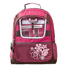 American Princess Rugby School Supply Backpack - Pink