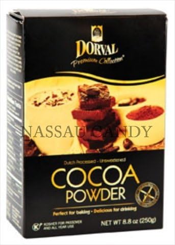 Dorval Premium Collection Dutch Cocoa Powder - 8 Oz - Pack Of 12
