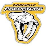 Nashville Predators NHL Hockey bumper sticker 4" x 5"