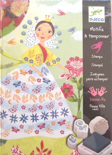 Djeco Stamp Art Sets - Flower Maidens Stamp Set
