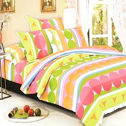Blancho Bedding - [Colorful Days] Luxury Comforter Set Combo 300GSM