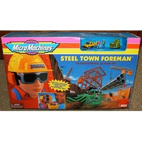 Micro Machines Steel Town Foreman Transforming Action Set