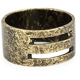 LUV AJ Antique Gold Short Cut Out Ring