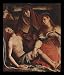 Angelo Bronzino (Pieta or Mourning, Scene: Dead Christ, Mary and Mary Magdalene) Framed Art Poster Print - 11 X 17