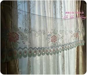 Amazon.com: Vintage Style Colorful Tuscany Valance Cafe Curtain D-1