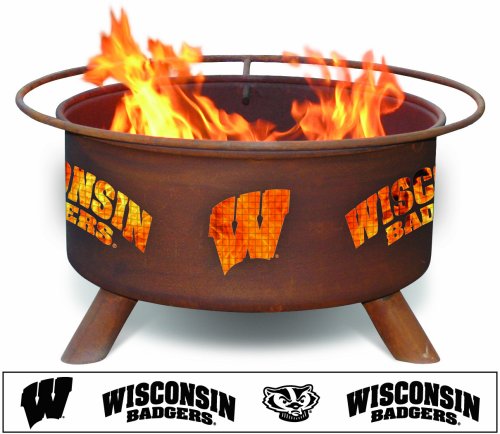 Patina Products F217,  30 Inch University of Wisconsin Fire Pit