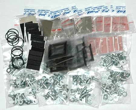 XBOX 360 Bulk Hardware Repair Kit & 12 Sets RAM Thermal Pads, 12 GPU CPU Foam Shim Sets, 12 DVD Repair Kits, & 5 Southbridge X-clamp Fix Kits Complete with XBRdepot Stars 900 Thermal Compound & Complimentary Deluxe Instructional e-Manual
