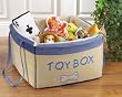 TOY BOX - Fold Down Doggy Toy Box
